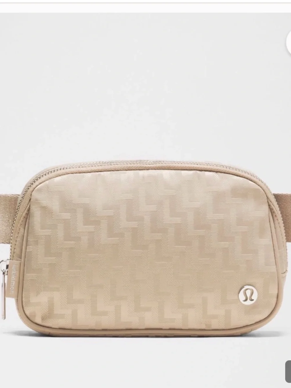 lululemon athletica Mini Belt Bag in Light Beige Jacquard NWT